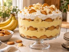 Classic Banana Pudding Recipe (Homemade Custard) Classic banana pudding layered with vanilla wafers, bananas, and homemade custard